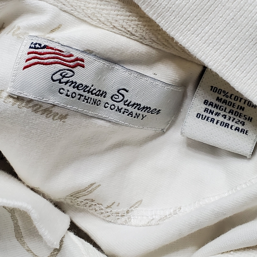 Patriotic American Flag Eagle Graphic Polo Shirt - Picture 5 of 5
